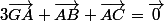 3\vec{GA}+\vec{AB}+\vec{AC}=\vec%200